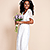 Beth Kimono Gown Ivory White Beth Kimono Gown Ivory White