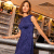 Luna Midi Dress (Midnight Eclipse Blue) Luna Midi Dress (Midnight Eclipse Blue)