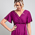 Waterfall Dress Boysenberry Pink Waterfall Dress Boysenberry Pink