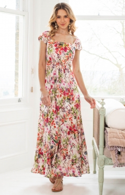 Florence Maxi Dress (Wildflower Garden)