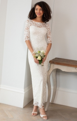 Lila Wedding Gown Long Ivory