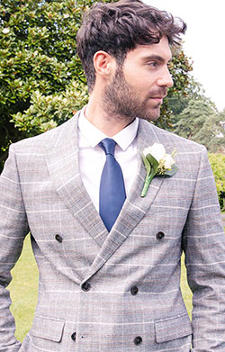 Wedding Tie (Midnight Blue)