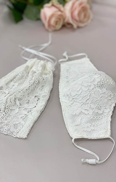 Elizabeth Brautmaske (Elfenbein) by Alie Street Elizabeth Brautmaske (Elfenbein) by Alie Street