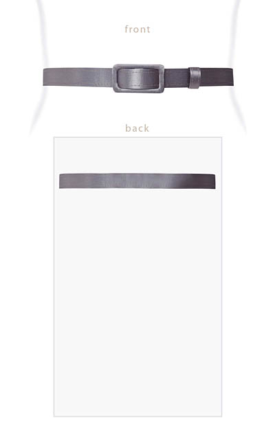 Satin Belt (Pewter) by Alie Street Satin Belt (Pewter) by Alie Street