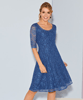 Arabella Dress Short Riviera Blue by Alie Street Arabella Dress Short Riviera Blue by Alie Street