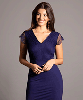 Bella Evening Shift Dress (Indigo Blue) by Alie Street Bella Evening Shift Dress (Indigo Blue) by Alie Street