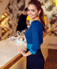 Colour Block Dress Dazzling Blue by Alie Street Colour Block Dress Dazzling Blue by Alie Street