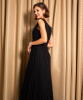 Cruise Cowl Neck Maxi Dress (Glitter Black) by Alie Street Cruise Cowl Neck Maxi Dress (Glitter Black) by Alie Street