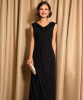 Cruise Cowl Neck Maxi Dress (Glitter Black) by Alie Street Cruise Cowl Neck Maxi Dress (Glitter Black) by Alie Street