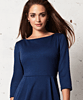 Emily Shift Day Dress Deep Ultramarine by Alie Street Emily Shift Day Dress Deep Ultramarine by Alie Street