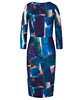 Robe Droite Emily (Bleu Artistique) by Alie Street