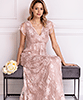 Evangeline Evening Gown (Blush) by Alie Street