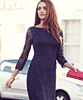 Katherine Lace Occasion Dress (Midnight) by Alie Street Katherine Lace Occasion Dress (Midnight) by Alie Street