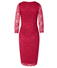 Katherine Lace Occasion Dress Scarlet by Alie Street