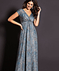 Robe Sophia Longue Bleu Bronze by Alie Street