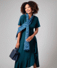 Azra Woven Scarf (Blue and Green Floral) by Alie Street Azra Woven Scarf (Blue and Green Floral) by Alie Street