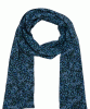 Azra Woven Scarf (Blue and Green Floral) by Alie Street