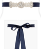 Aurelia Vintage Sash (Midnight Blue) by Alie Street