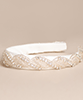 Headband Sparkle Twist Crystal Silver by Alie Street Headband Sparkle Twist Crystal Silver by Alie Street