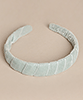 Headband Velvet Wrapped Pale Aqua by Alie Street Headband Velvet Wrapped Pale Aqua by Alie Street