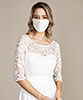 Alaska Bridal Face Mask & Bag (Ivory) by Alie Street Alaska Bridal Face Mask & Bag (Ivory) by Alie Street