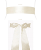 Smooth Satin Sash Cream by Alie Street Smooth Satin Sash Cream by Alie Street