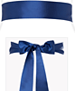Smooth Satin Sash French Blue by Alie Street Smooth Satin Sash French Blue by Alie Street