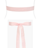Velvet Ribbon Sash Baby Pink by Alie Street Velvet Ribbon Sash Baby Pink by Alie Street