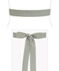 Velvet Ribbon Sash Pale Aqua by Alie Street Velvet Ribbon Sash Pale Aqua by Alie Street