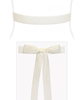 Velvet Ribbon Sash White by Alie Street Velvet Ribbon Sash White by Alie Street