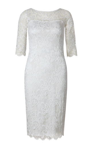 Lila Wedding Dress Short Ivory by Alie Street